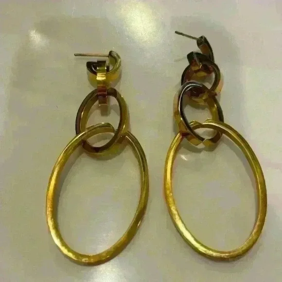 Vite Fed modular earrings that can be worn many different ways! Never worn. - Picture 5 of 5